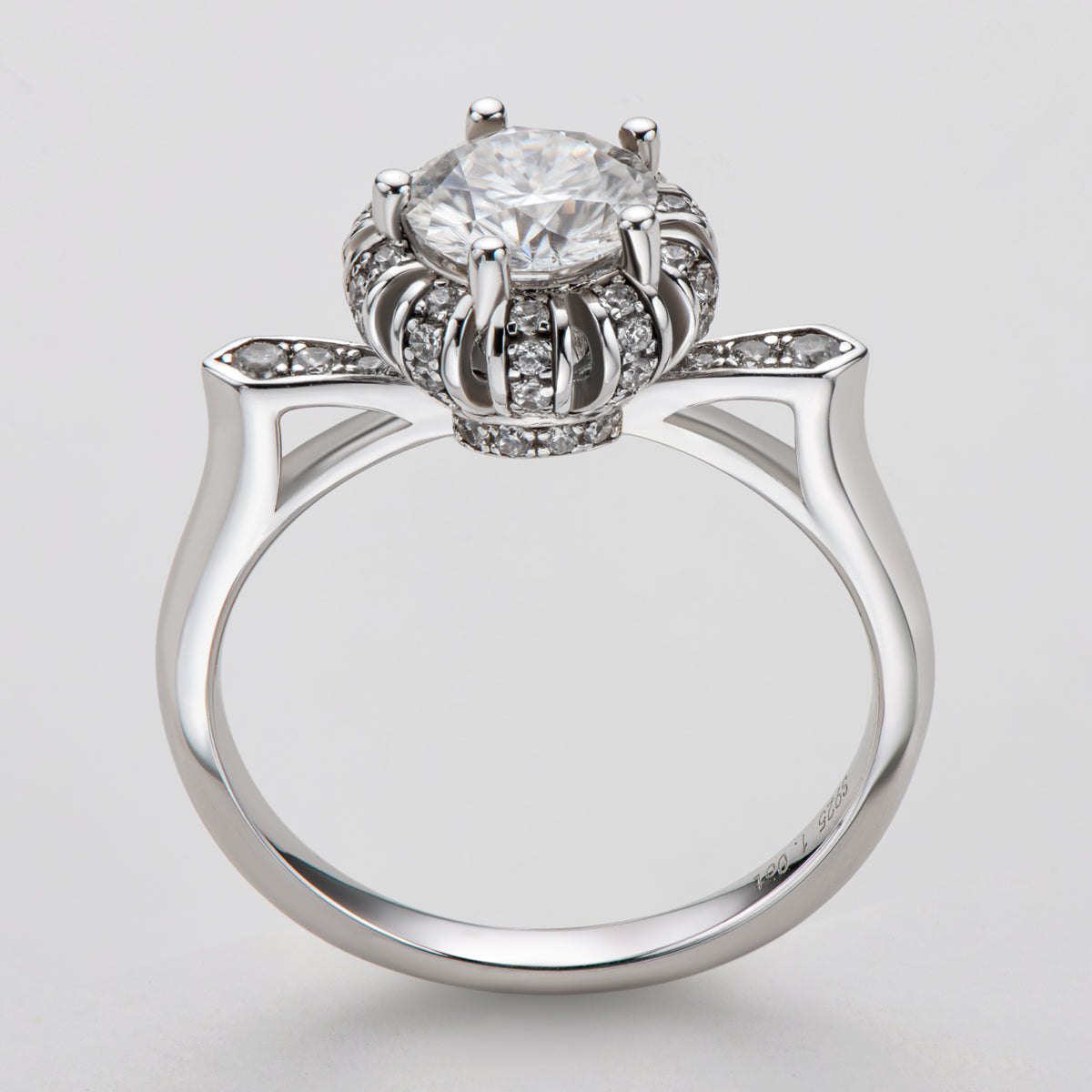 925 Silver Sterling Classic Round Cut CZ Ring