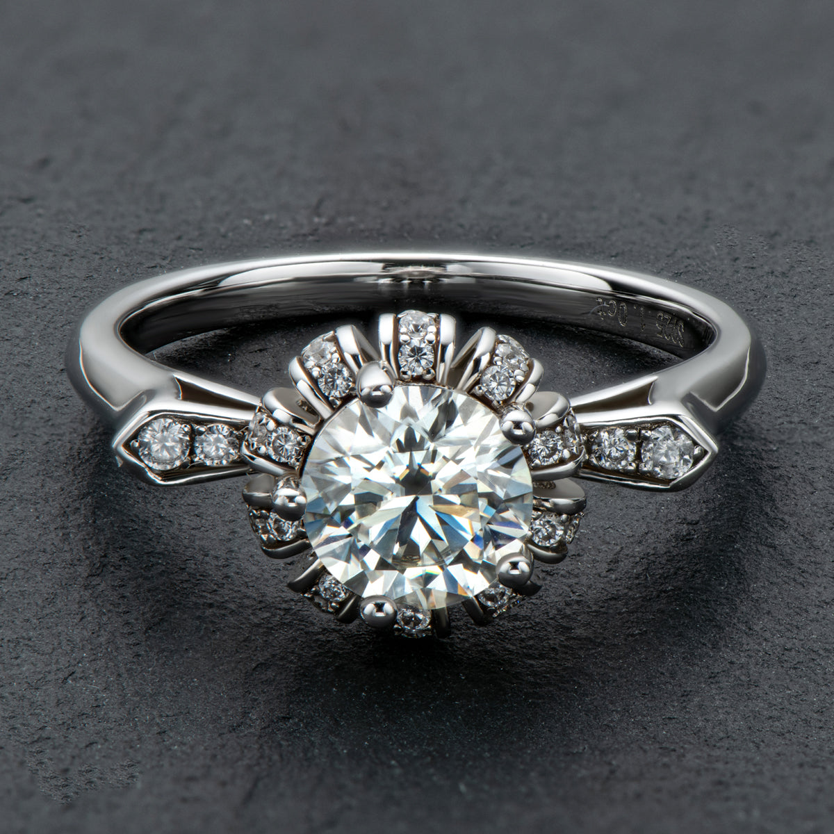 925 Silver Sterling Classic Round Cut CZ Ring