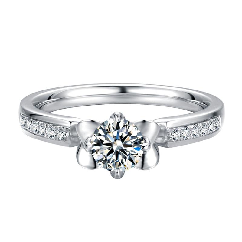 925 Sterling Silver  Classic Round Cut CZ Ring