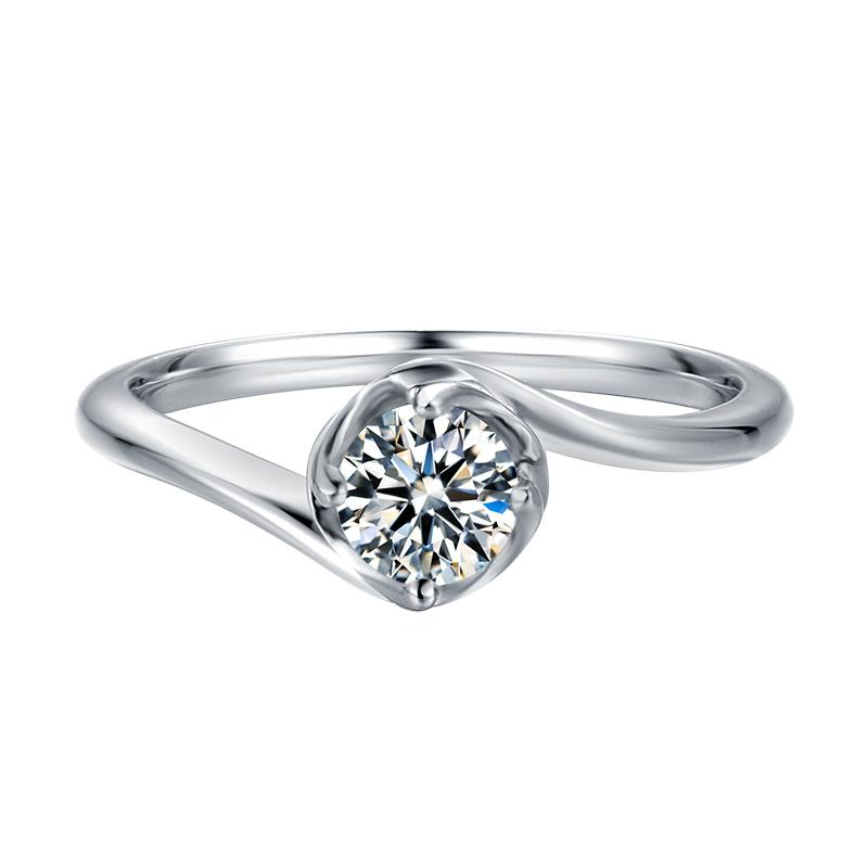 925 Sterling Silver Classic Round Cut Solitaire CZ Ring