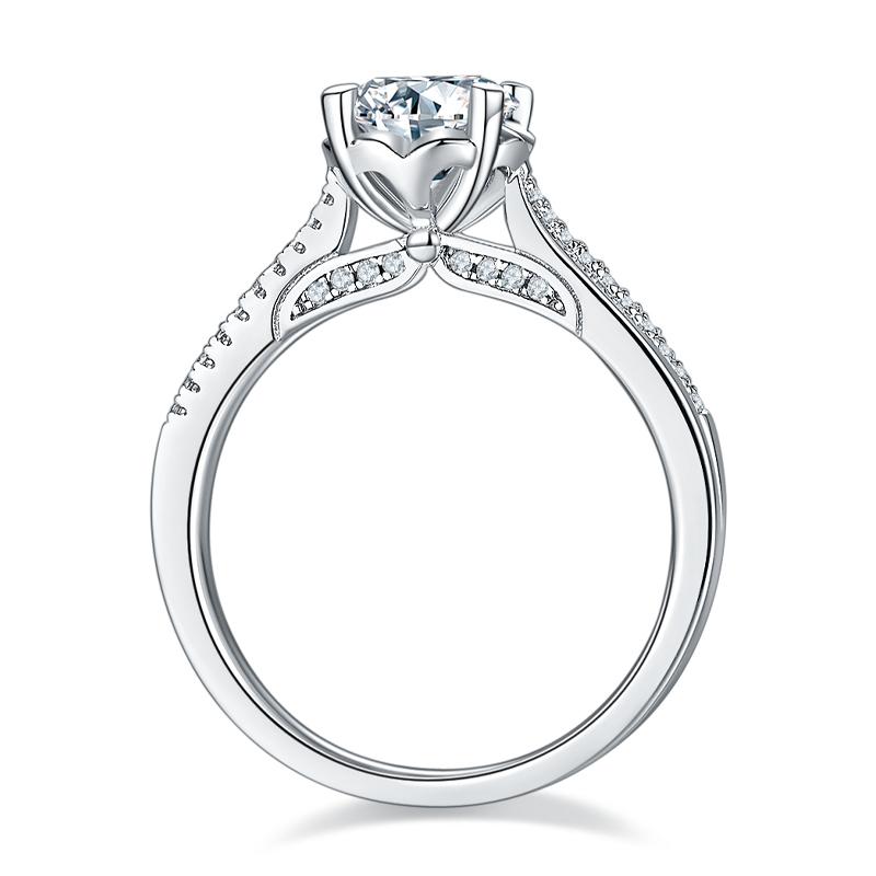 925 Sterling Silver Classic Round Cut CZ Ring