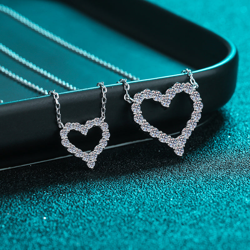 925 Sterling Silver Round Cut CZ  Necklace