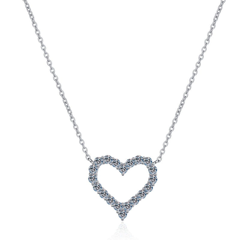 925 Sterling Silver Round Cut CZ  Necklace