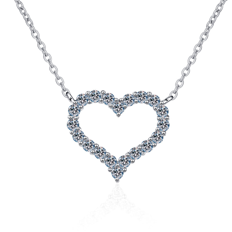 925 Sterling Silver Round Cut CZ  Necklace