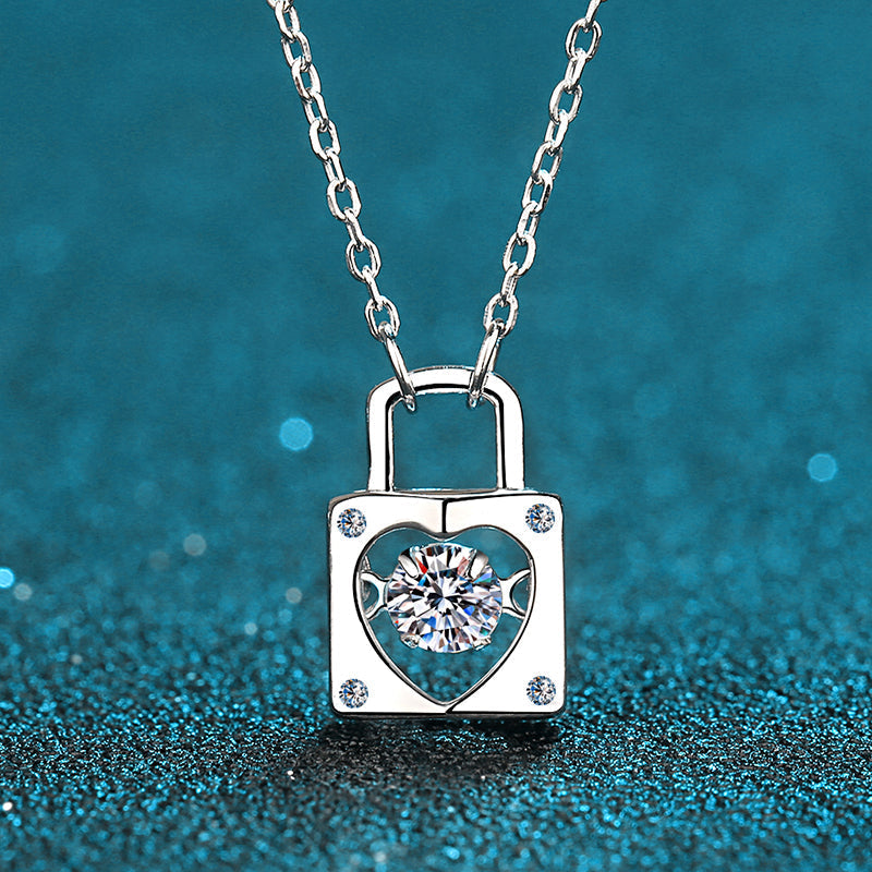 925 Sterling Silver Round Cut CZ Pendant Necklace