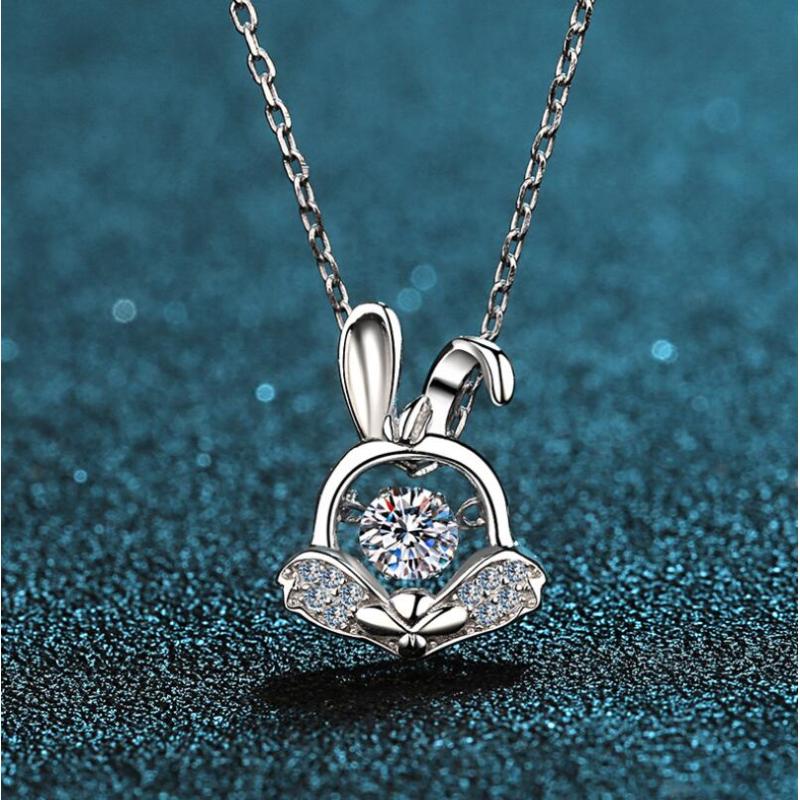 925 Sterling Silver Round Cut CZ Zodiac Dancing Pendant Necklace