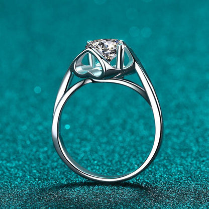 925 Sterling Silver Round Cut Solitaire CZ Ring