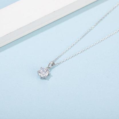 925 Sterling Silver Classic Pendant Necklace