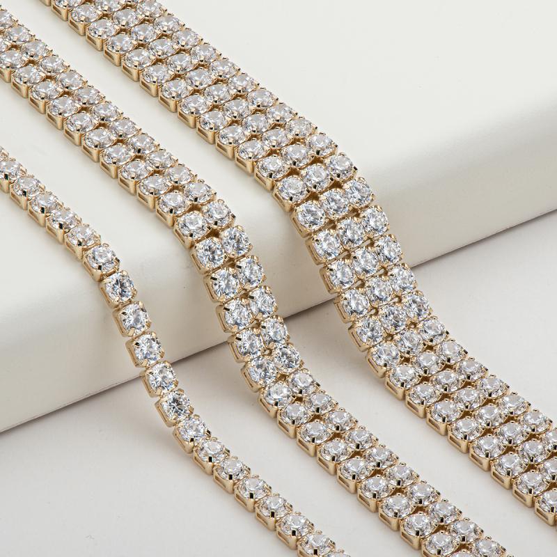 925 Sterling Silver Round Cut Created Diamond Tennis Bracelet