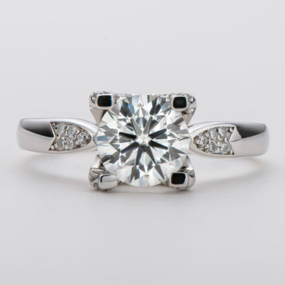 925 Sterling Silver Classic Round Cut Multi Stone CZ  Ring