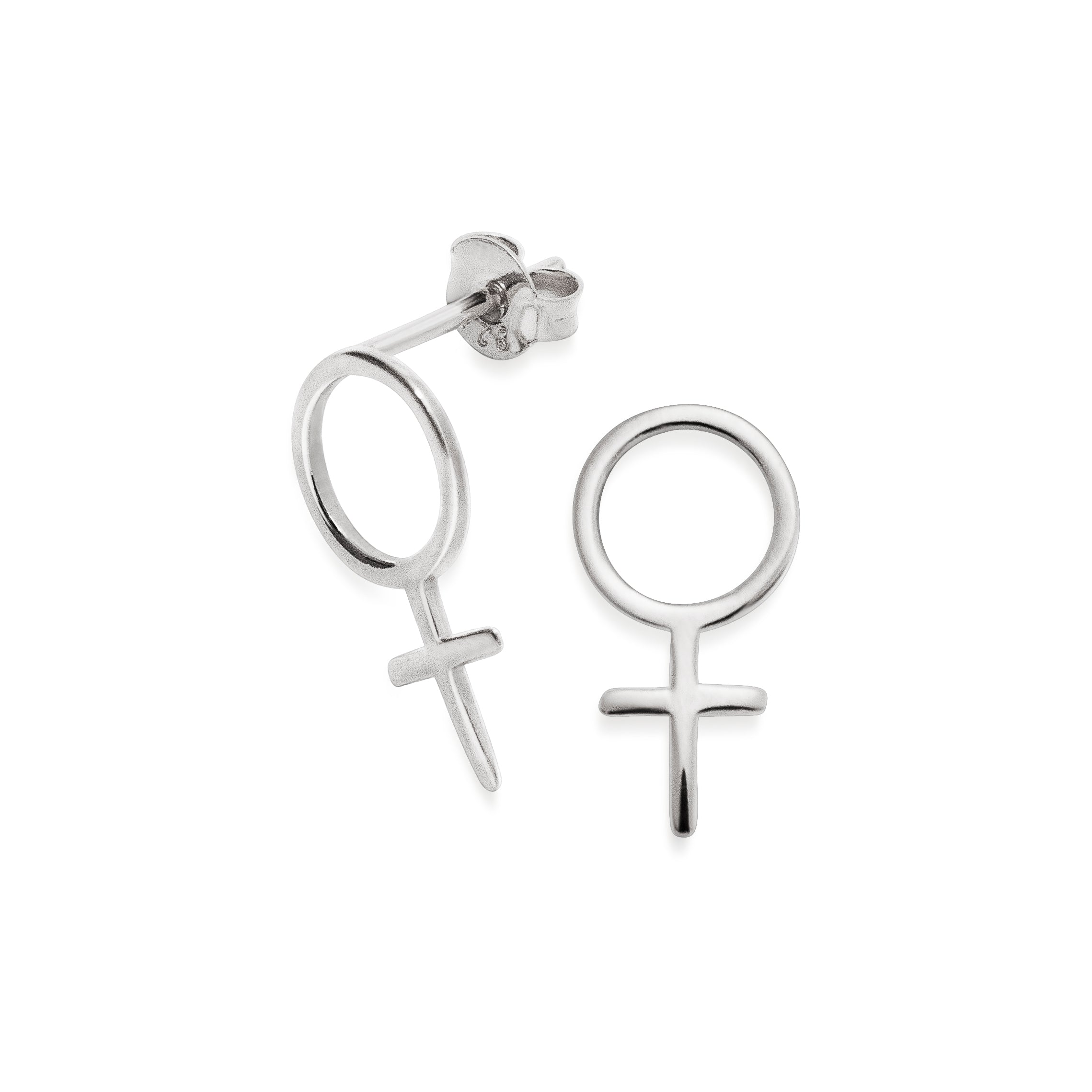 925 Sterling Silver Venus Earrings 1