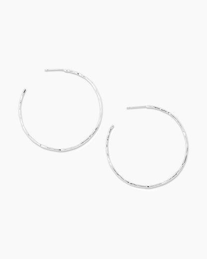 925 Sterling Silver Taner Hoops 4