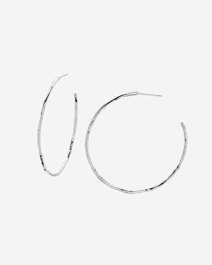 925 Sterling Silver Taner Hoops 5