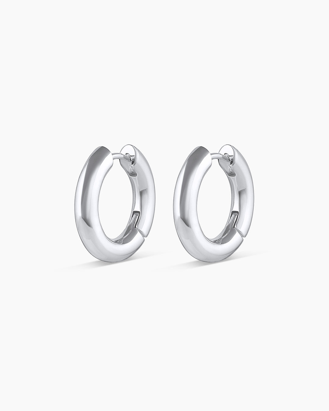 925 Sterling Silver Lou Hoops Earrings 6