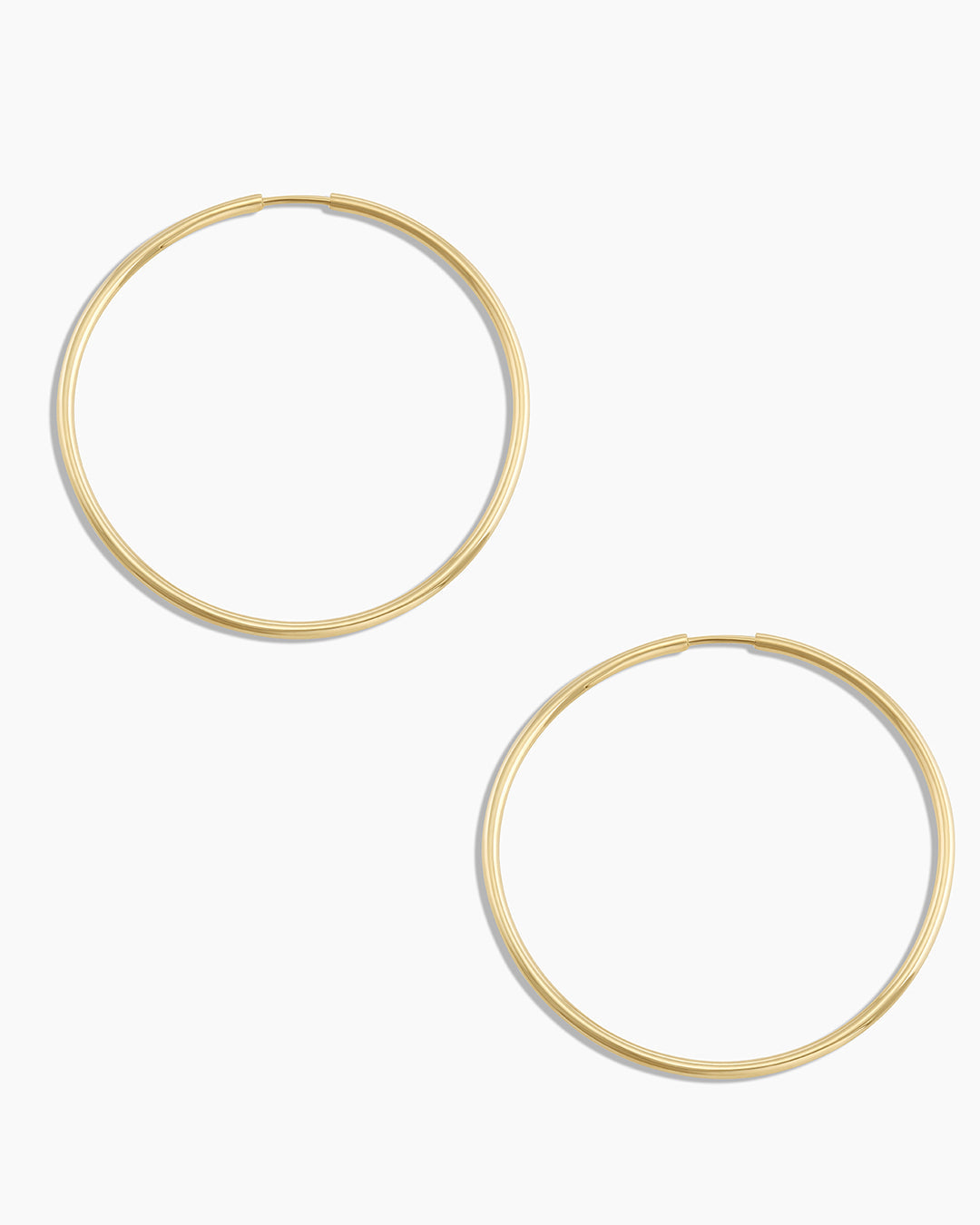 925 Sterling Silver Classic Hoops 13