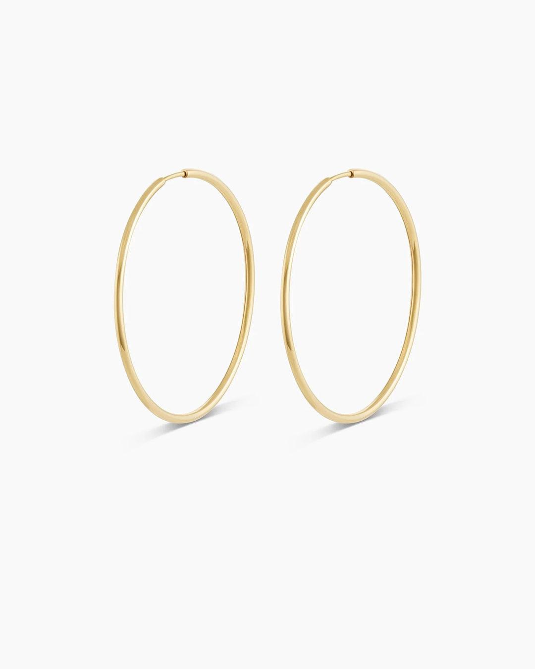 925 Sterling Silver Classic Hoops 8