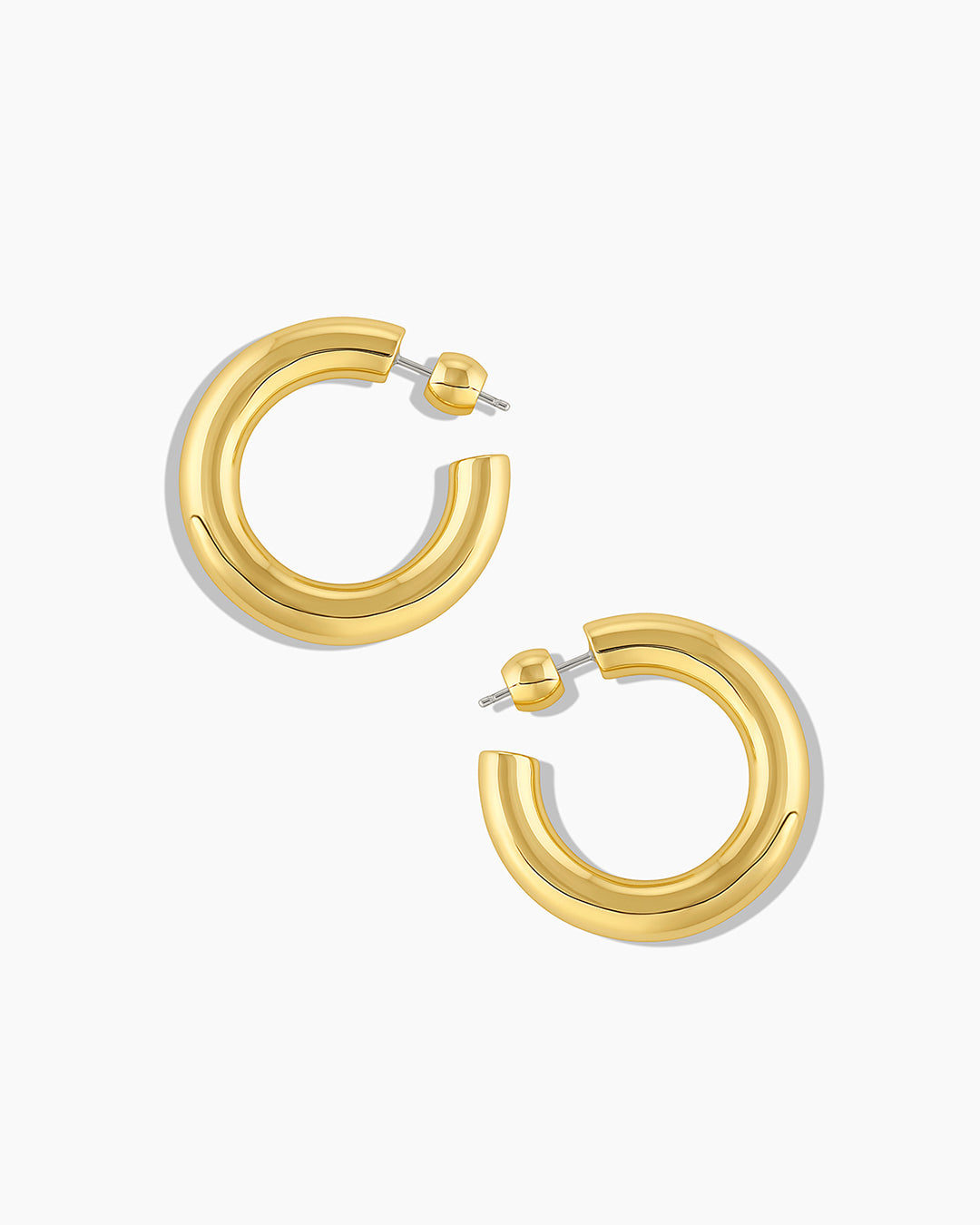 925 Sterling Silver Lou Statement Hoops Earrings 4