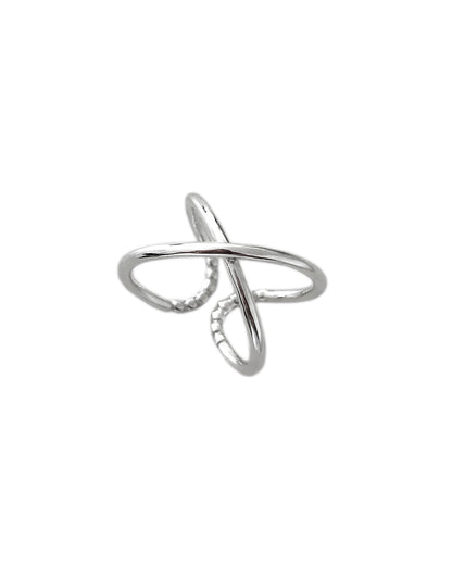 925 Sterling Silver A Cross silver Ring 1