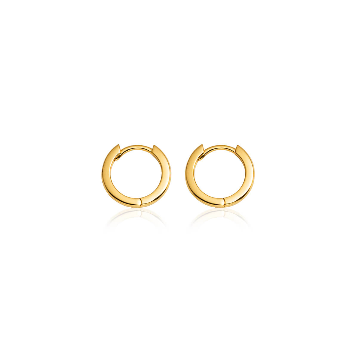 Sterling Silver Huggie Hoop Earrings: Timeless Chic 1