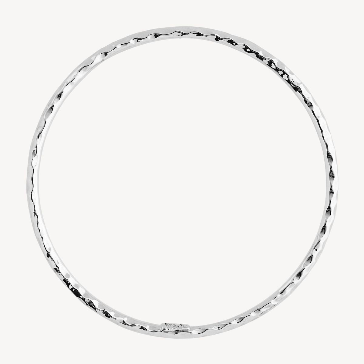 3mm Moonglow Bangle Silver Bracelets 5