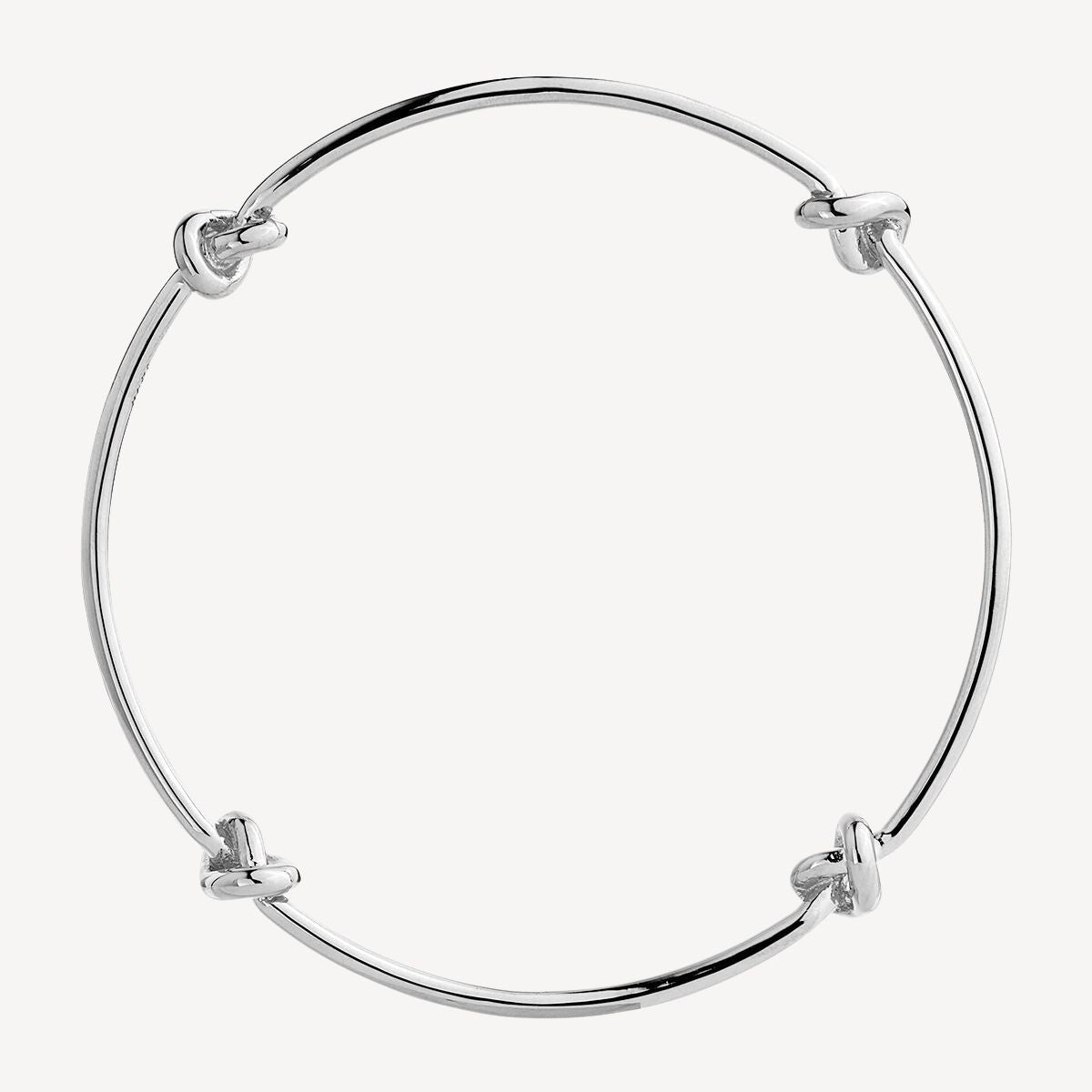 64mm Nature’s Knot Silver Bangle 5