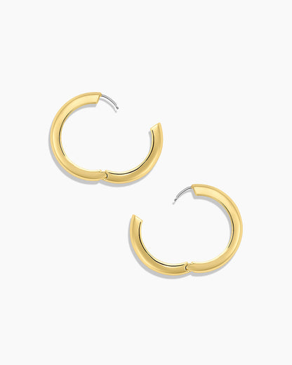 925 Sterling Silver Shawn Statement Hoops Earrings 4