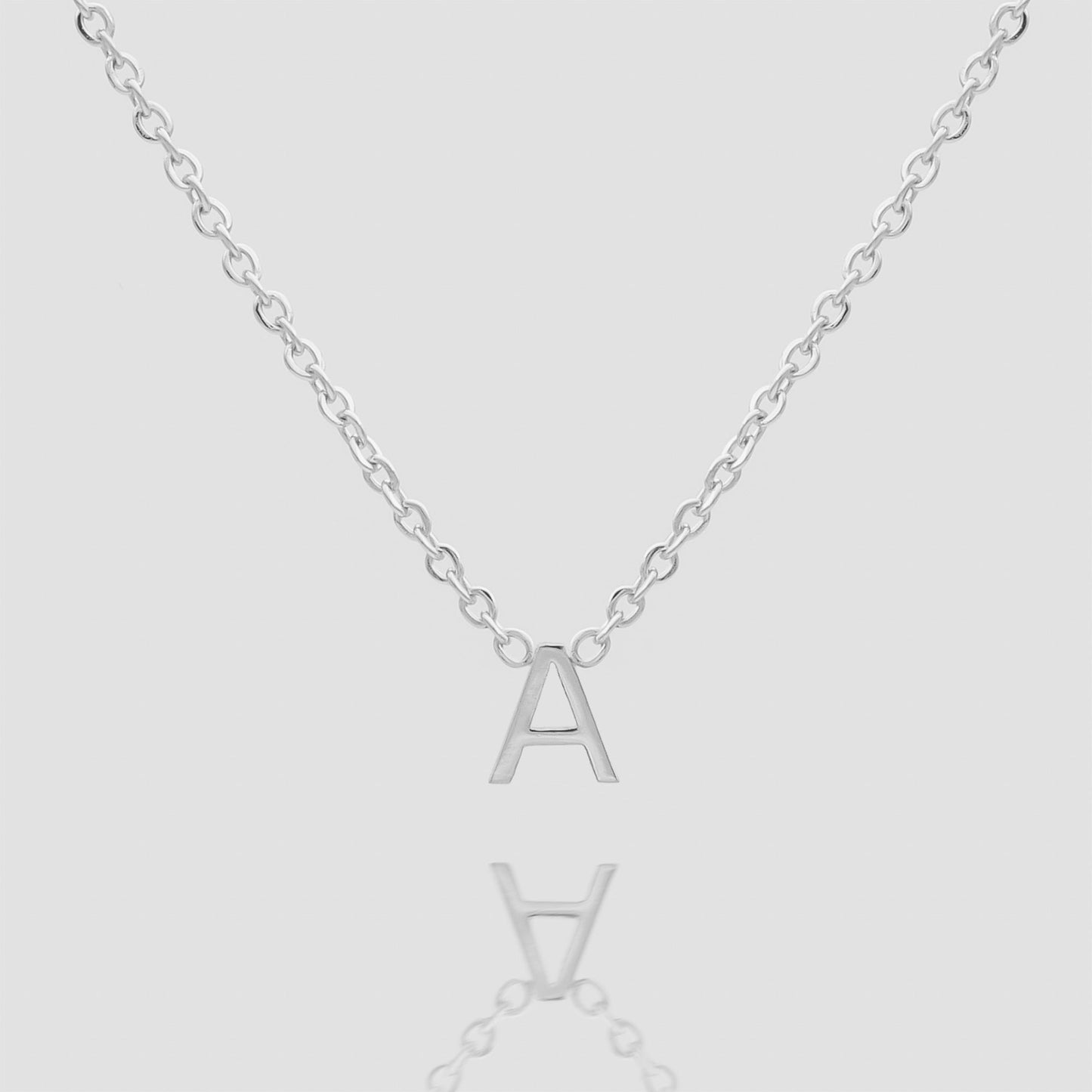 925 Sterling Silver Maia Mini Initial Necklace 3