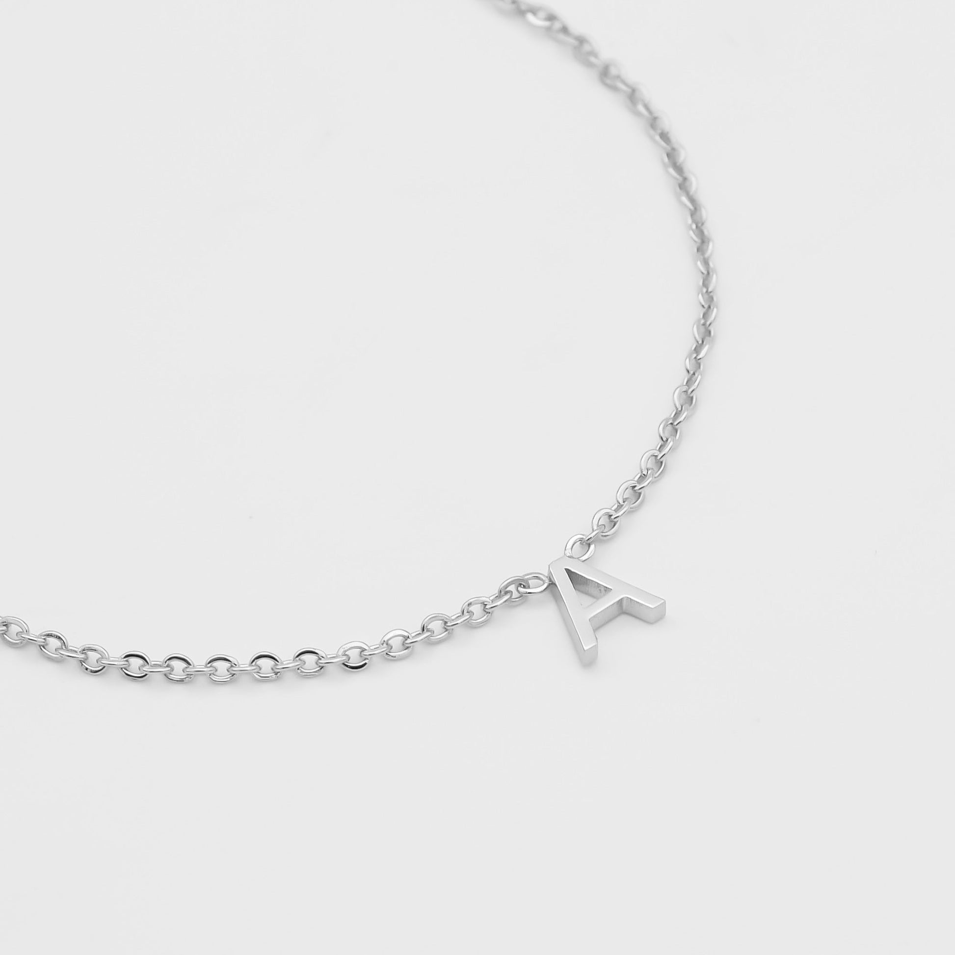 925 Sterling Silver Maia Mini Initial Necklace 6