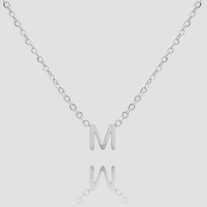 925 Sterling Silver Maia Mini Initial Necklace 8