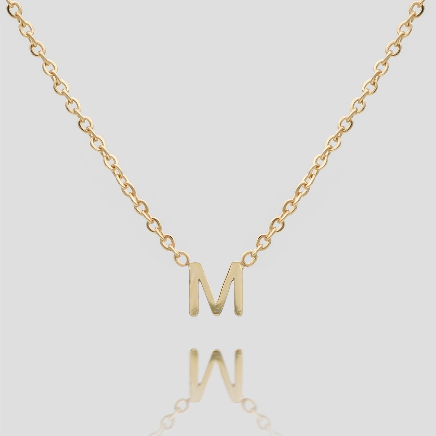 925 Sterling Silver Maia Mini Initial Necklace 7