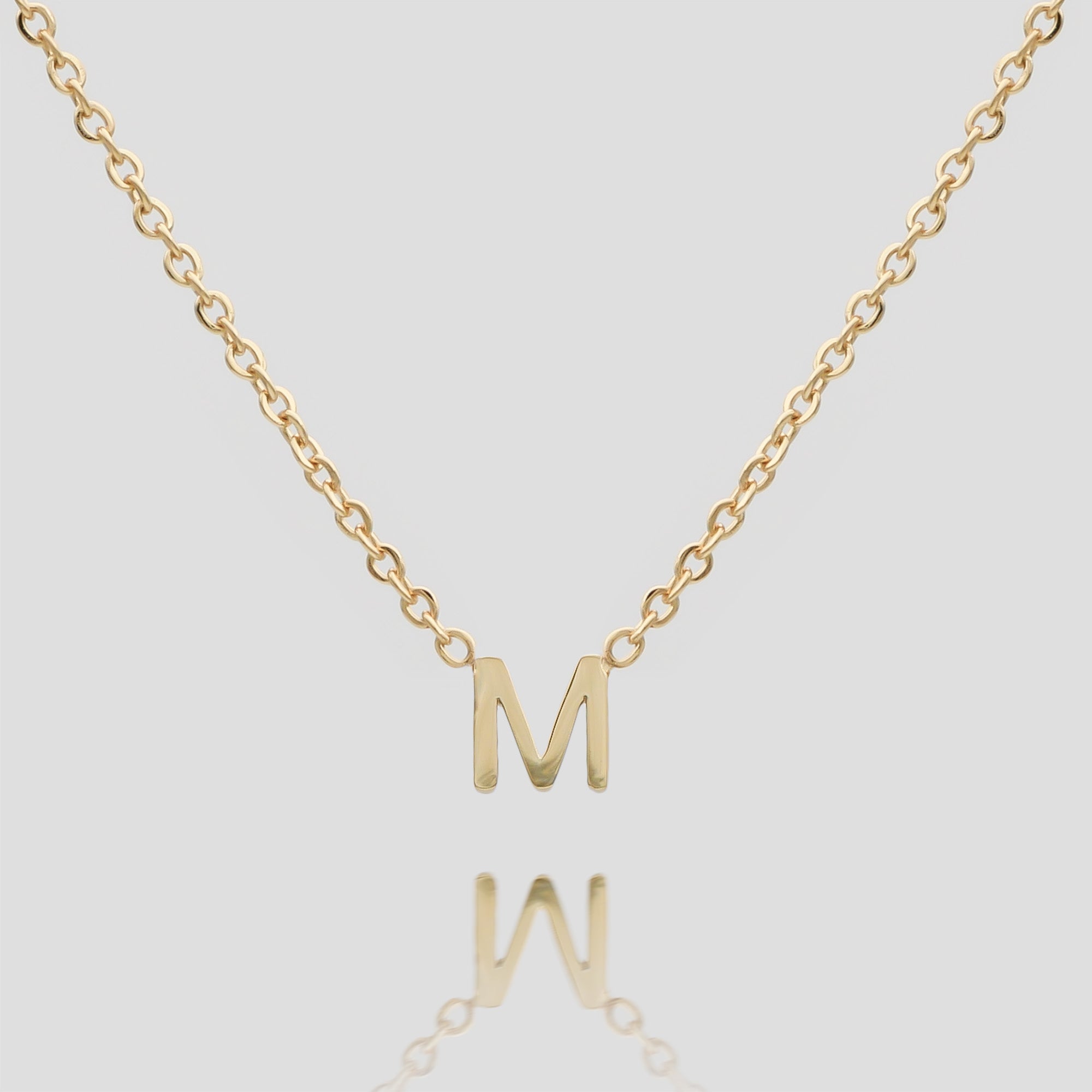 925 Sterling Silver Maia Mini Initial Necklace 7