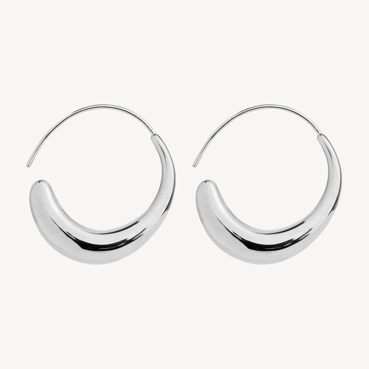 Flow Silver Earring 4