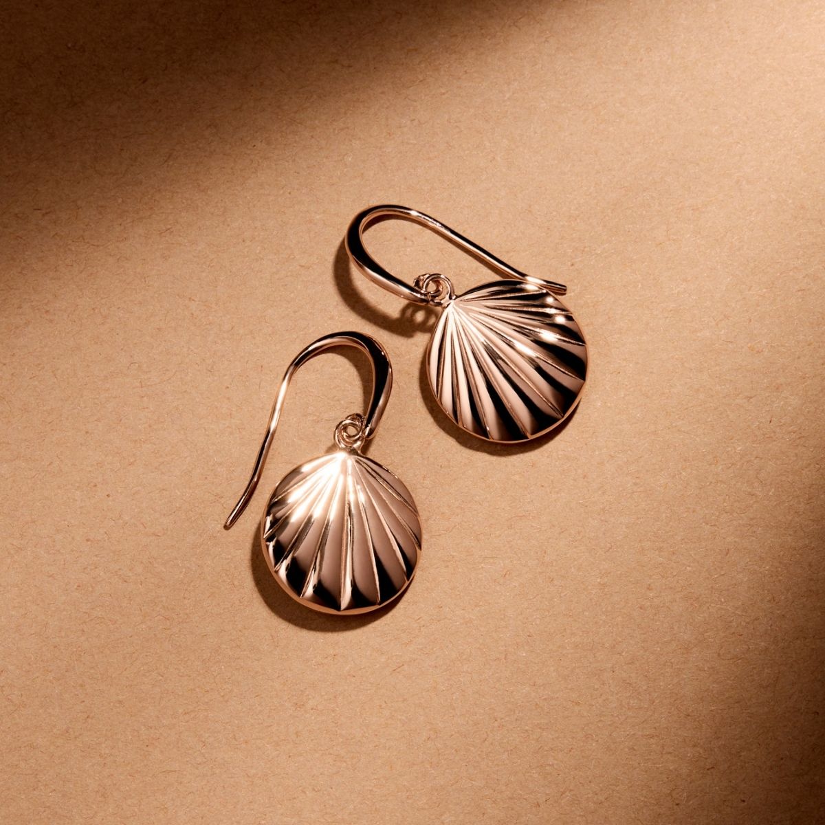 14mm Seashell Silver Earrings 6