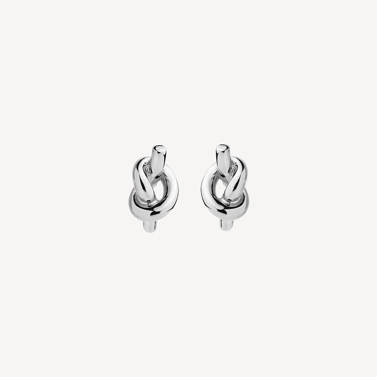 5mm Nature’s Knot Stud Silver Earrings 1