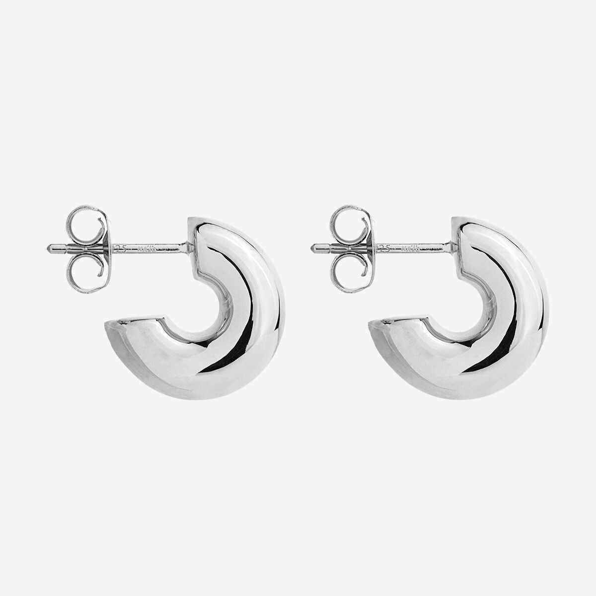 Moonbow Stud Silver Earrings 5