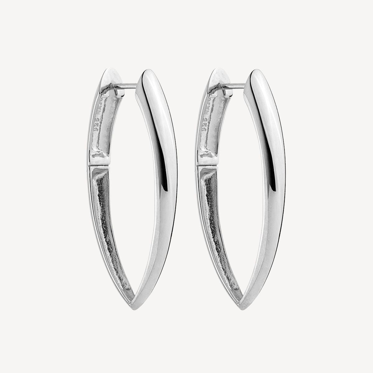 5mm Topiary Hoop Silver Earrings 1