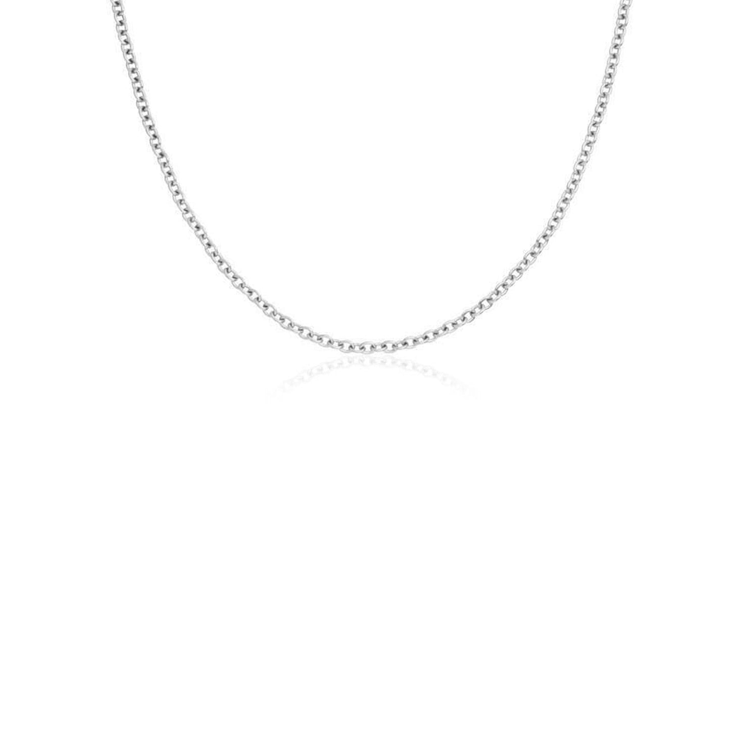 Sterling Silver Layering Fine Chain Necklace 2