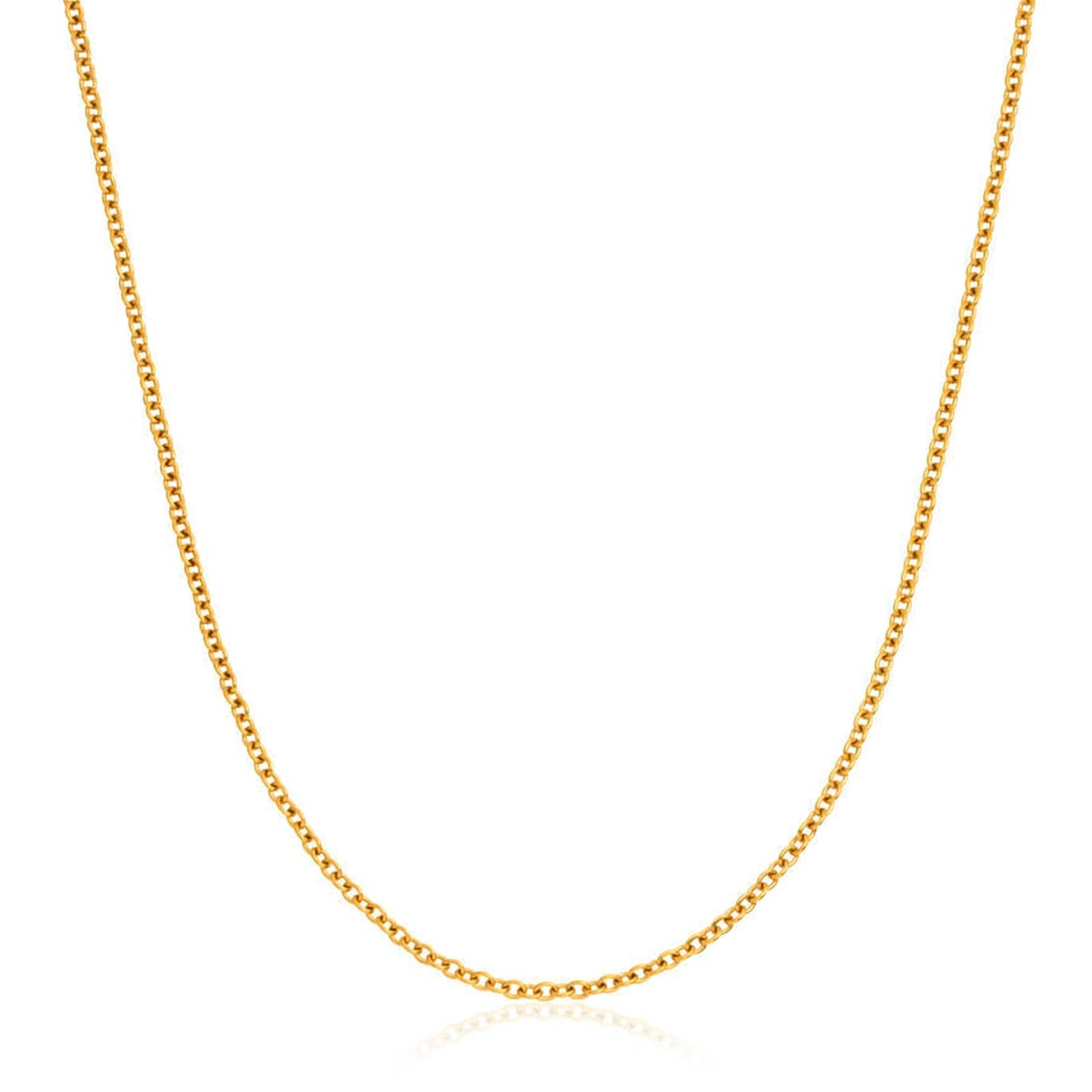 Sleek Sterling Silver Fine Chain Necklace: Effortless Elegance 7