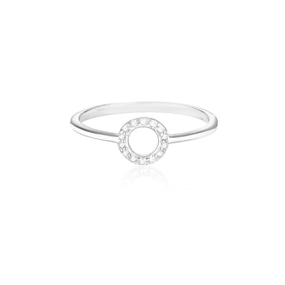 925 Sterling Silver Harper Cubic Zirconia Ring 1