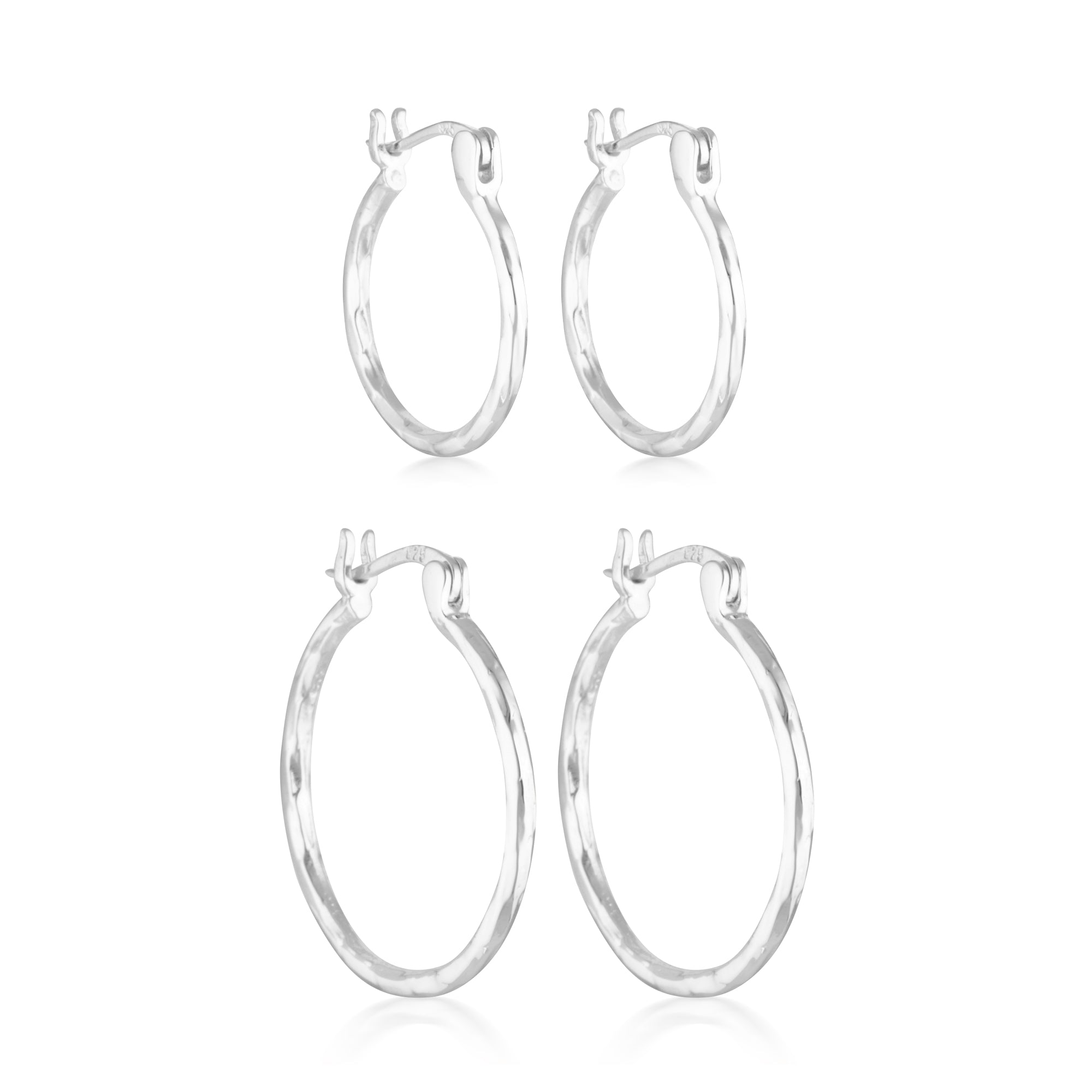 925 Sterling Silver Heidi Hoop Set 1