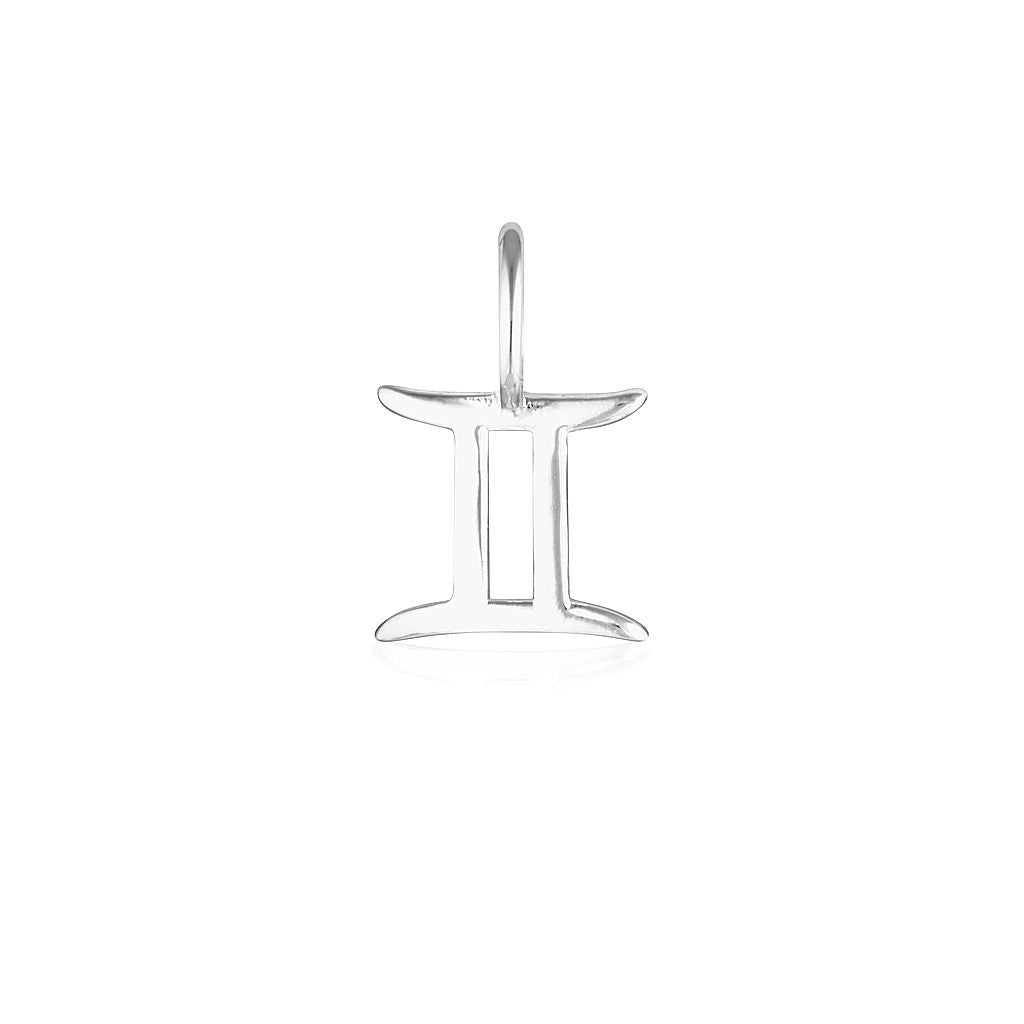 925 Sterling Silver Gemini Charm 1