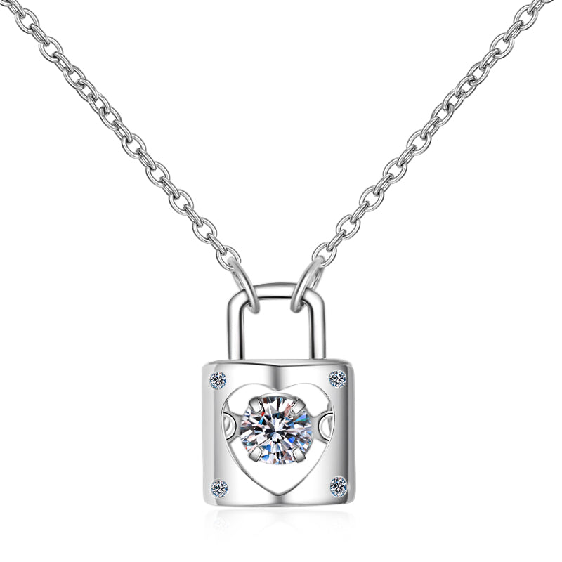 925 Sterling Silver Round Cut CZ Pendant Necklace