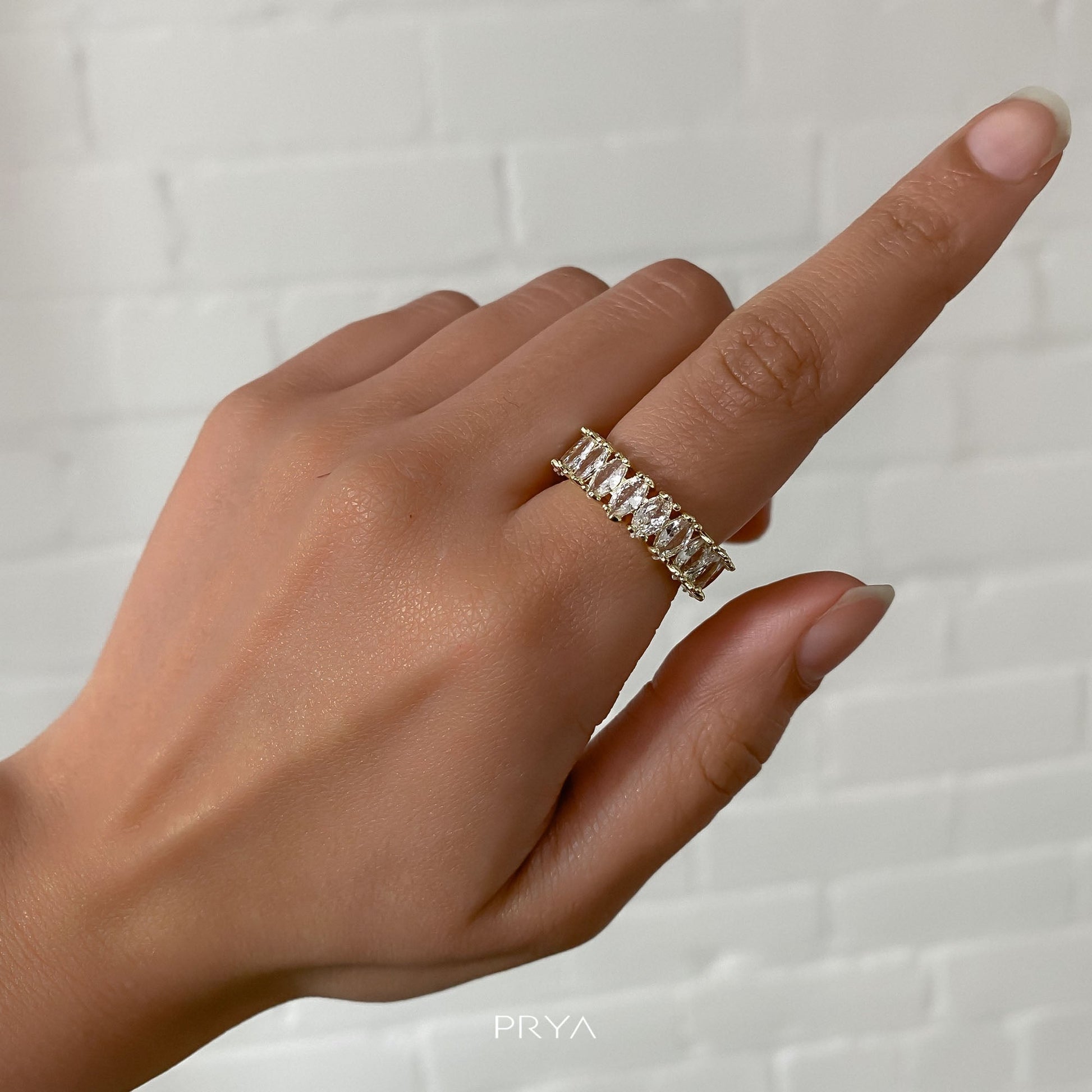 925 Sterling Silver Cassie CZ Ring 2