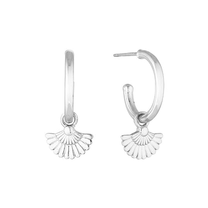 925 Sterling Silver Paloma Open hoop design Earrings 1