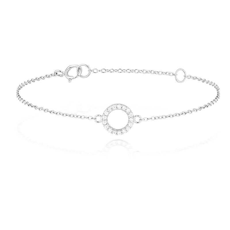 925 Sterling Silver Harper CZ Bracelet 1