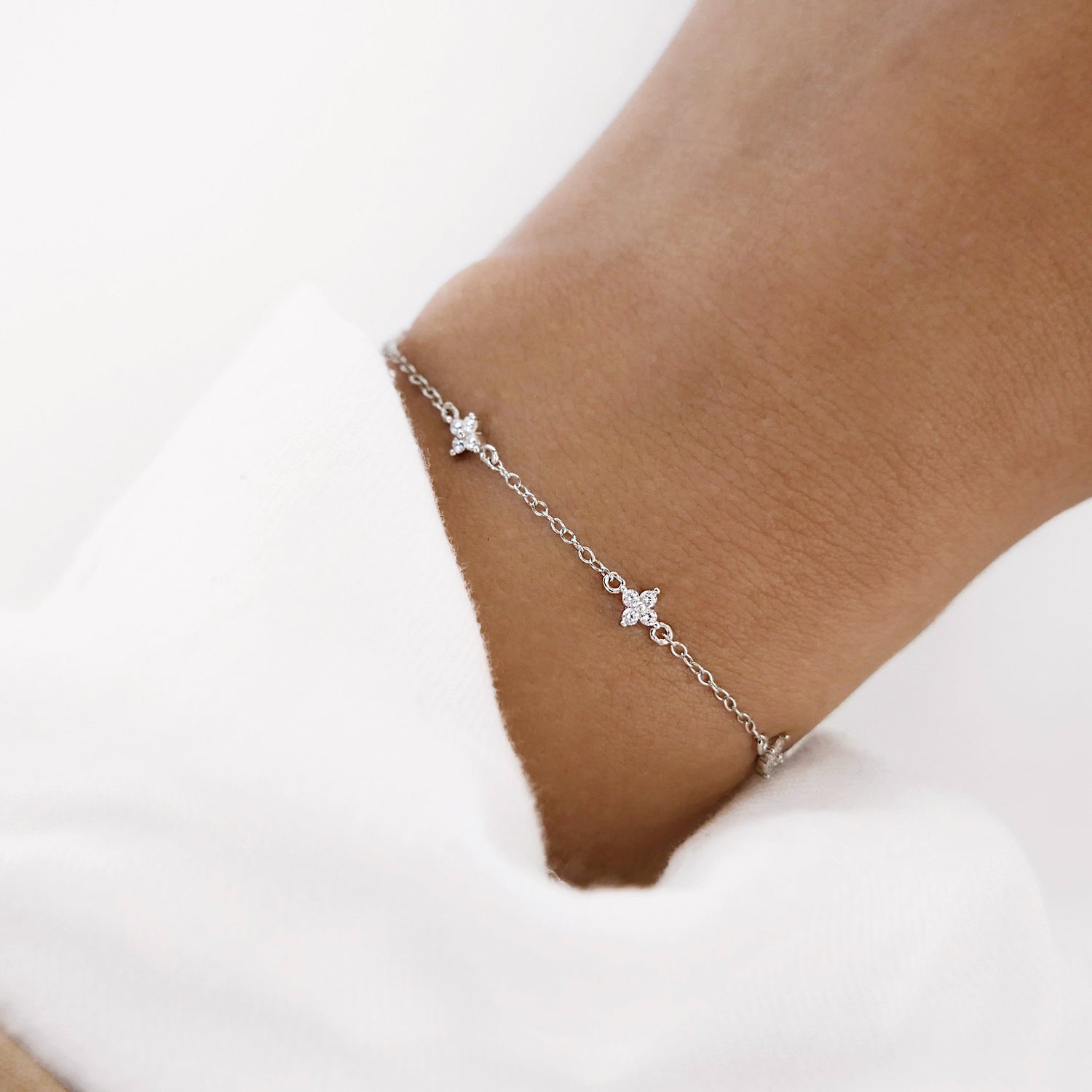 925 Sterling Silver Iris Bracelet Silver 2