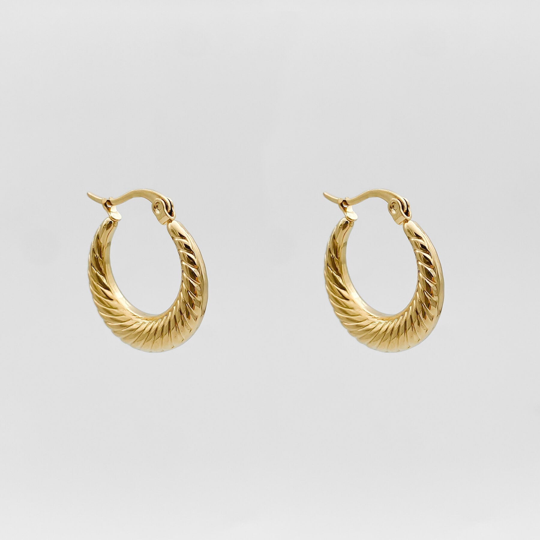 925 Sterling Silver Julia Gold Filled Hoops 5