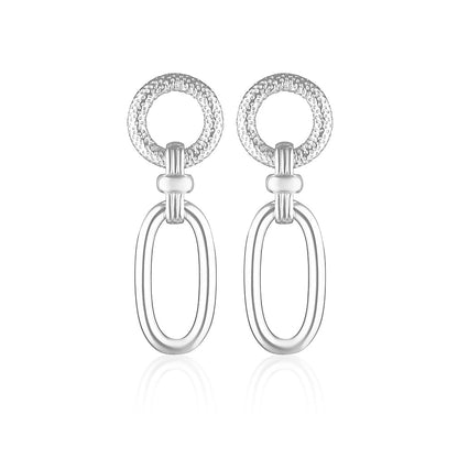 925 Sterling Silver Luca Earrings 1