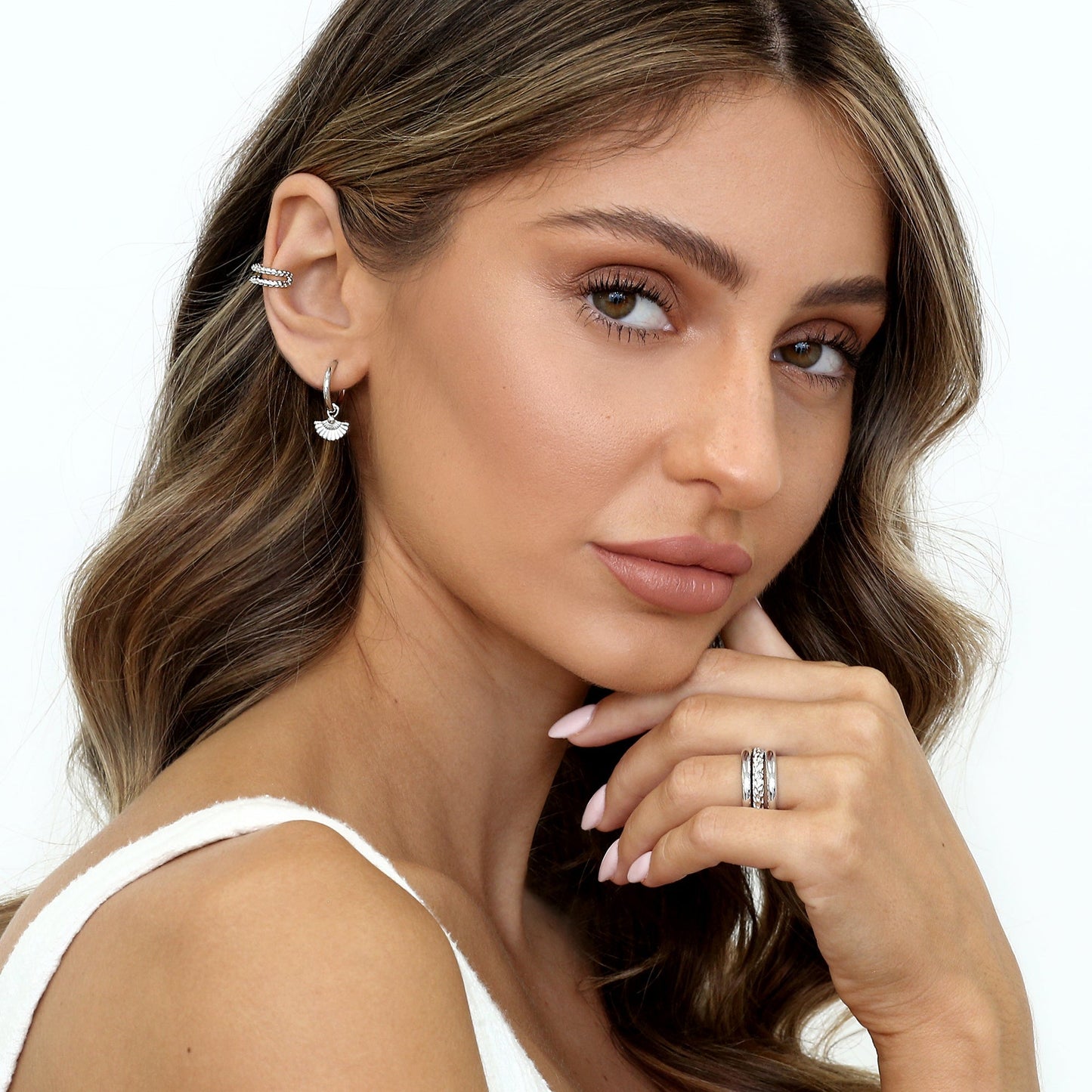 925 Sterling Silver Nadia Ear Cuff 2