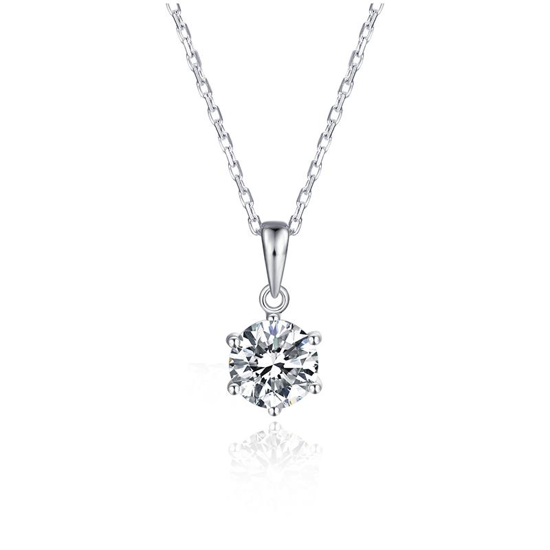 925 Sterling Silver Brilliant Round Cut CZ Stud Earrings Necklace Sets